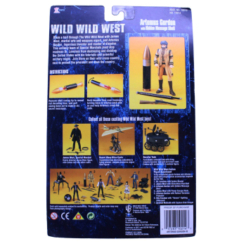 Wild Wild West Artemus Gordon Actionfigur (X-Toys 1999) | OVP & Hidden Message Shell